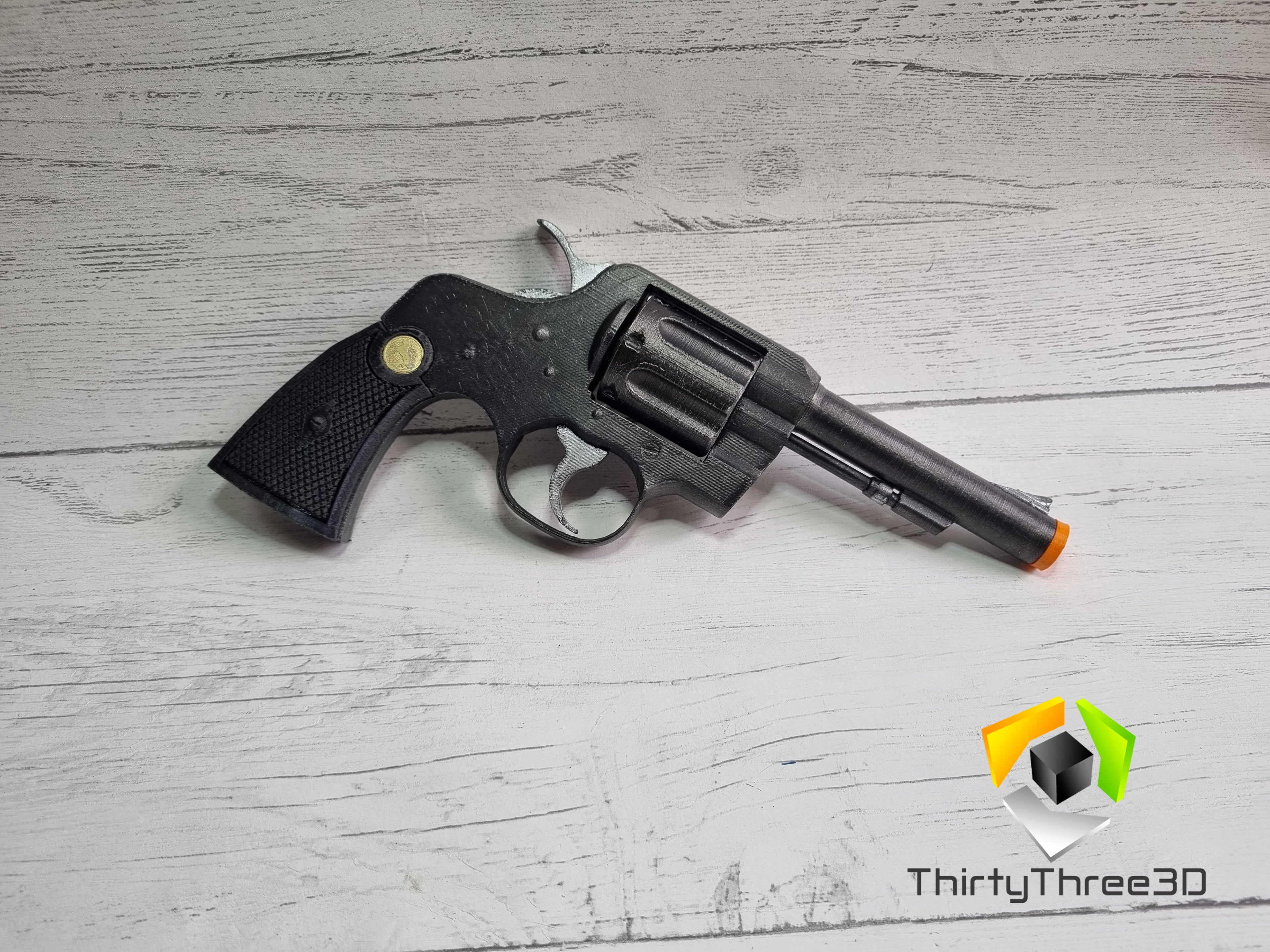 Indiana Jones M1917 Revolver Cosplay Prop Kit – Screen-Accurate 3D Print