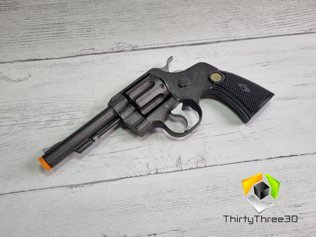 Indiana Jones M1917 Revolver Cosplay Prop Kit – Screen-Accurate 3D Print