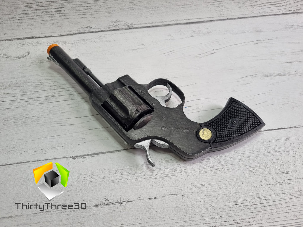 Indiana Jones M1917 Revolver Cosplay Prop Kit – Screen-Accurate 3D Print