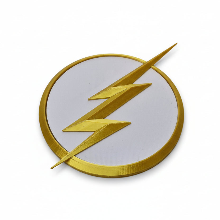 3D Printed Flash Emblem: Cosplay Costume Badge