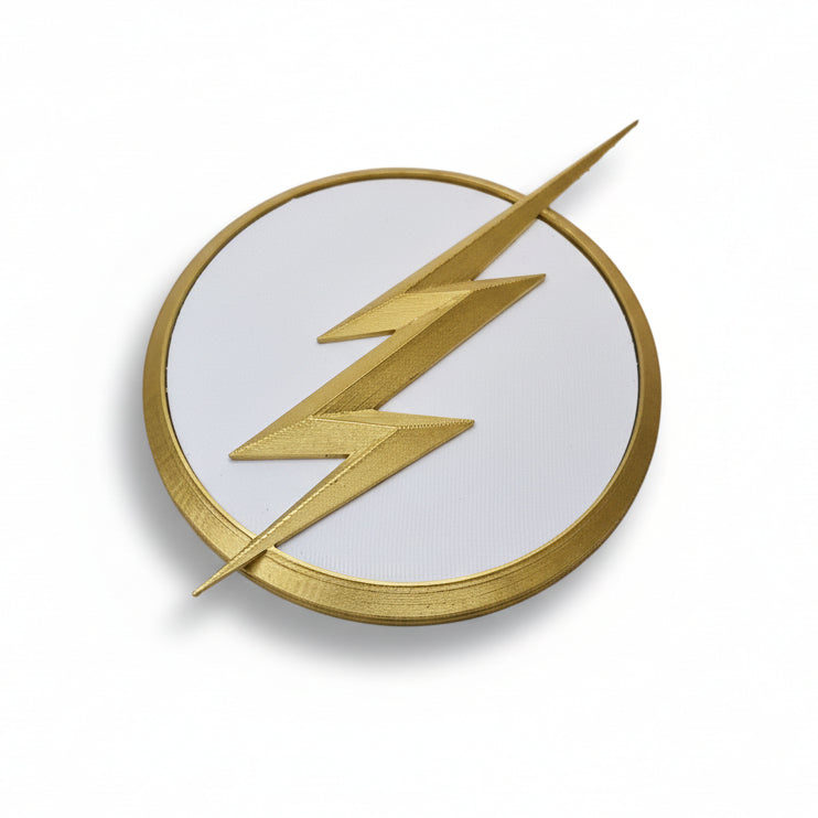3D Printed Flash Emblem: Cosplay Costume Badge