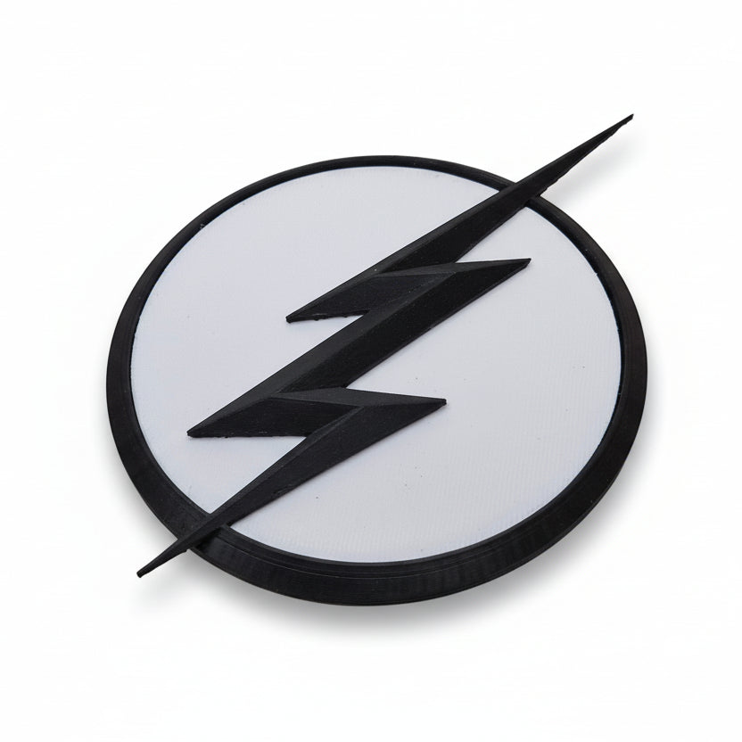 3D Printed Flash Emblem: Cosplay Costume Badge