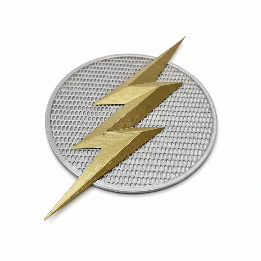 3D Printed Flash Emblem: Cosplay Costume Badge