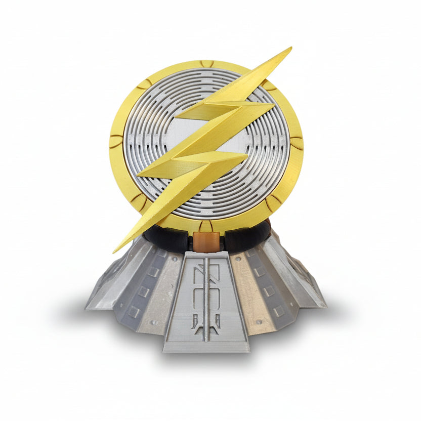 3D Printed Flash Emblem: Cosplay Costume Badge