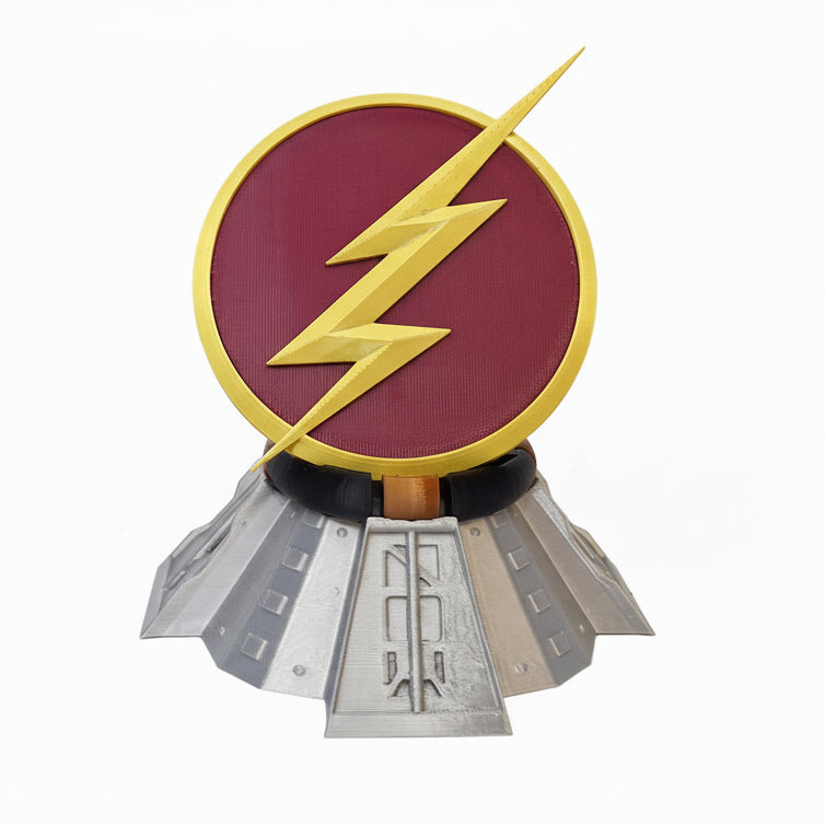 3D Printed Flash Emblem: Cosplay Costume Badge