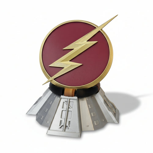 3D Printed Flash Emblem: Cosplay Costume Badge