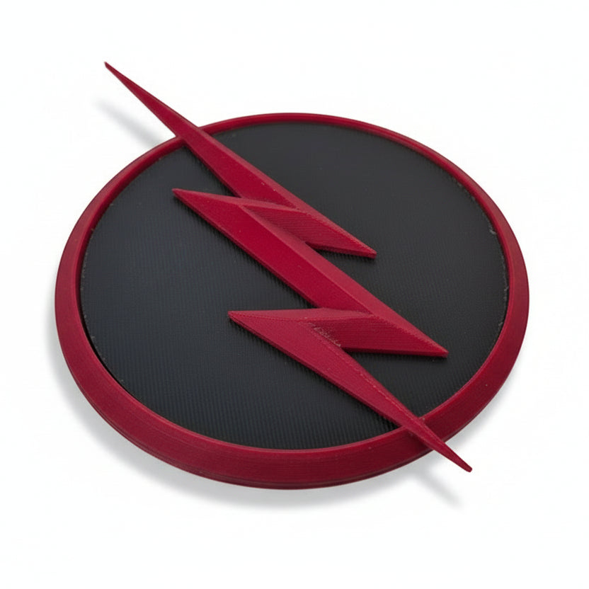 3D Printed Flash Emblem: Cosplay Costume Badge
