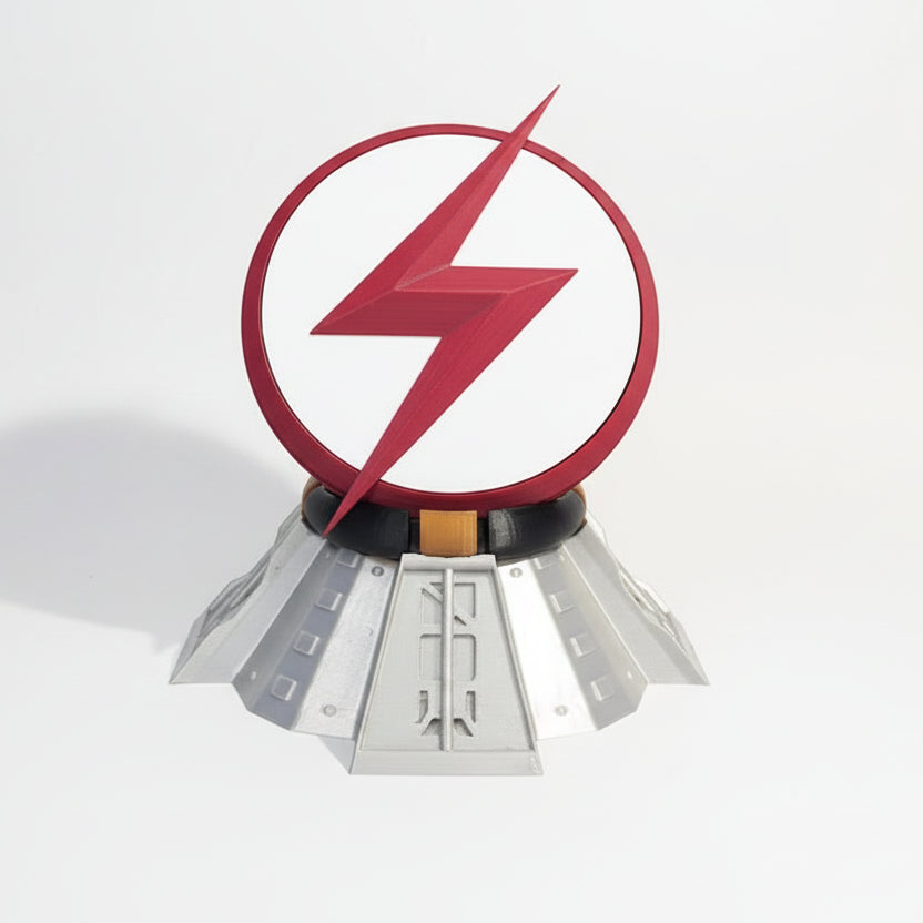 3D Printed Flash Emblem: Cosplay Costume Badge