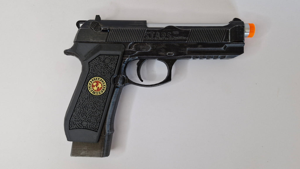 Barry Burton Samurai Edge M92 Prop Replica – Resident Evil Cosplay