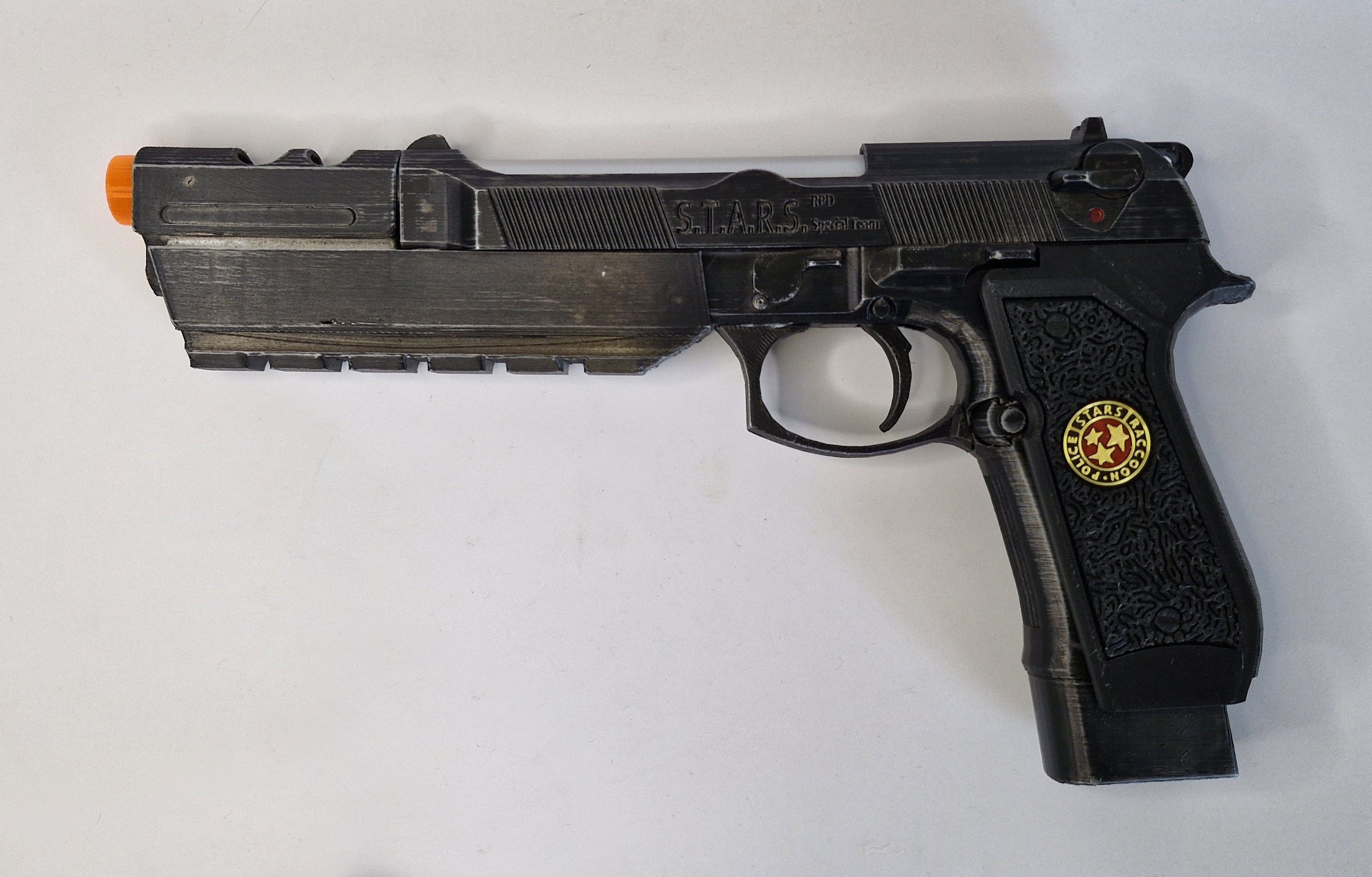 トイガン SAMURAI EDGE Barry Burton MODEL II Barry Burton Samurai Edge M92 Prop Replica | Resident Evil Cosplay