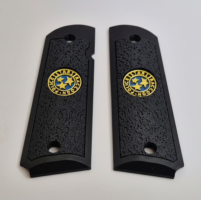 Samurai Edge 1911 Airsoft Grips - Resident Evil S.T.A.R.S. Edition