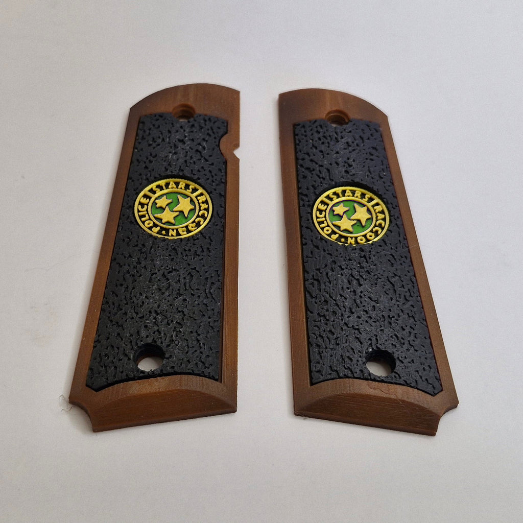 Samurai Edge 1911 Airsoft Grips - Resident Evil S.T.A.R.S. Edition