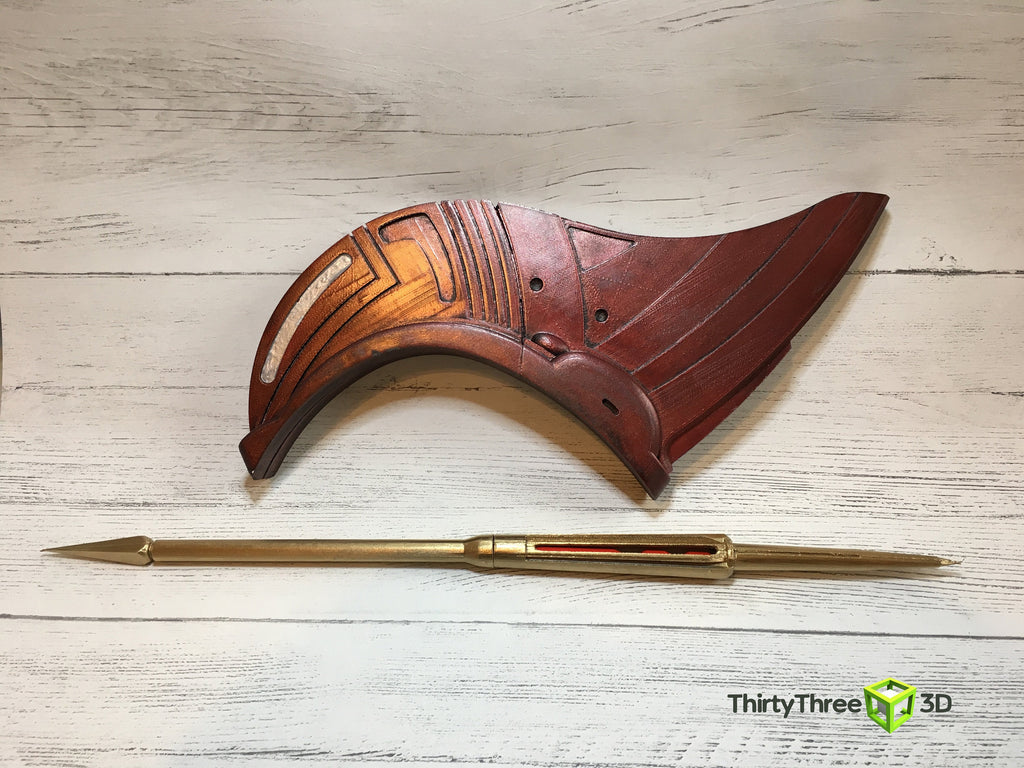 Yondu Fin & Yaka Arrow - 3D Printed Guardians Cosplay Prop - Ravager Replica