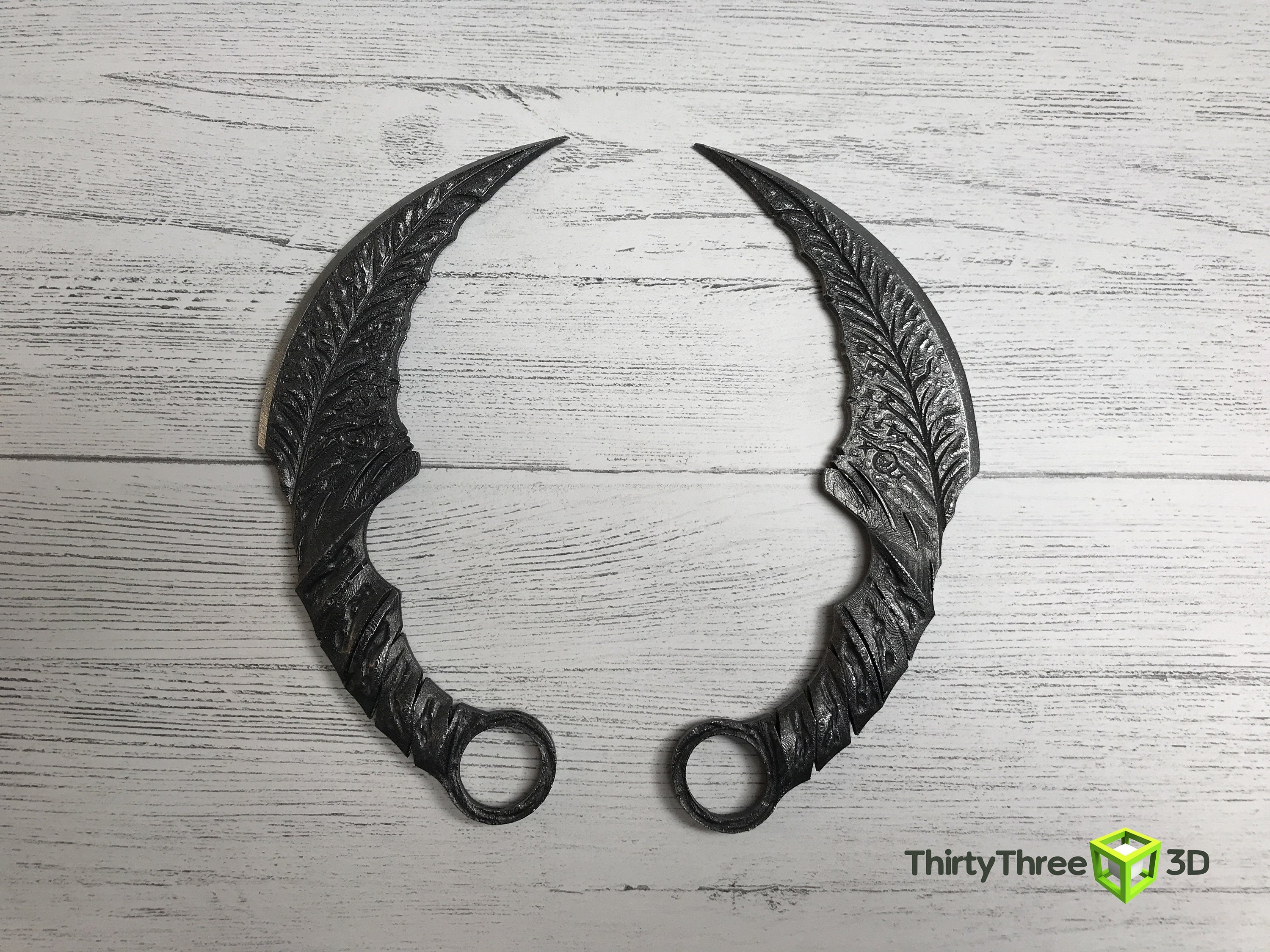 Mazikeen's Demon Blades - Lucifer Replica Daggers - 3D Printed Cosplay Prop