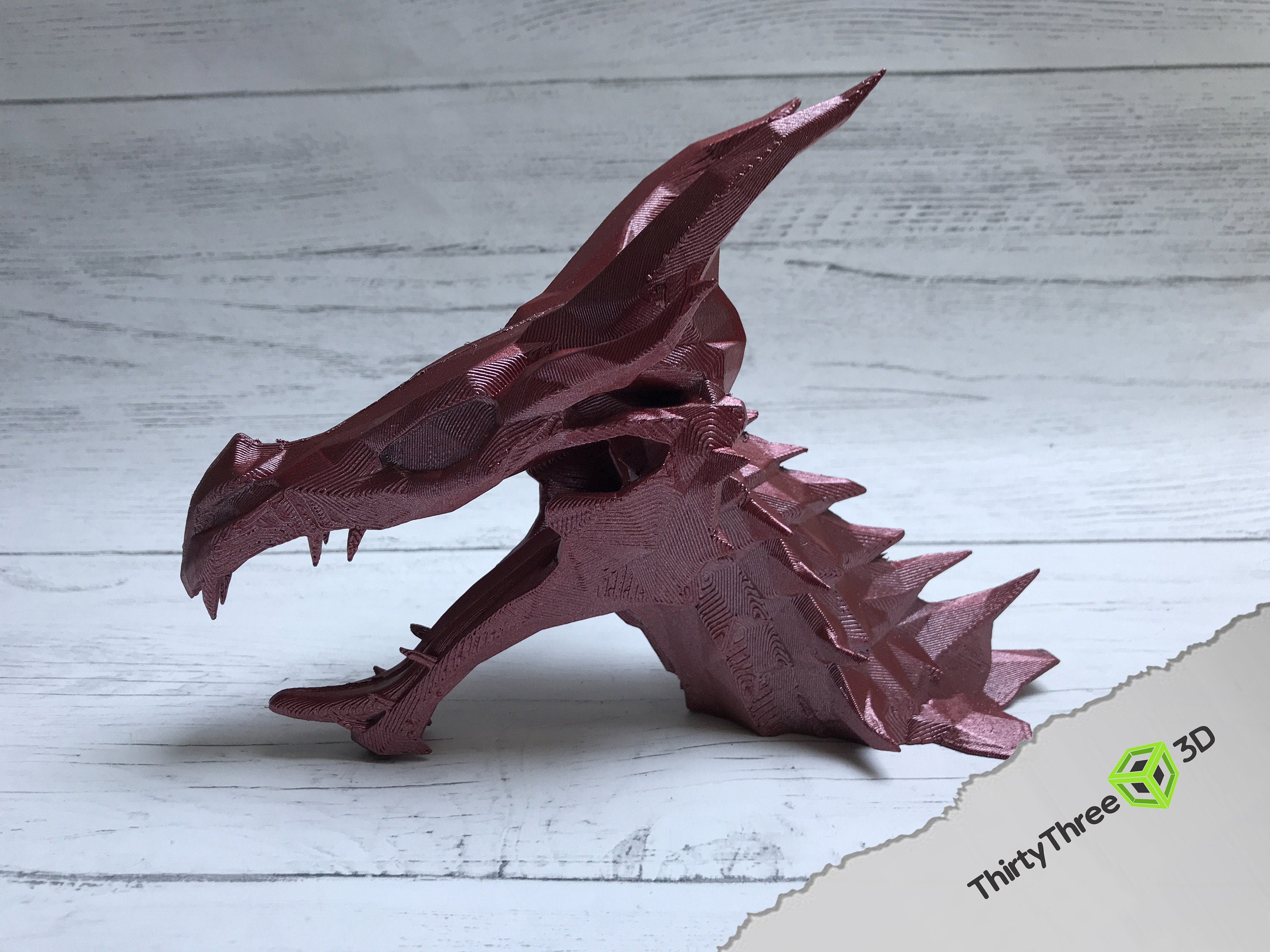 Dragon Head Dice Tower - 3D Printed Dice Roller for D&D and RPG Games