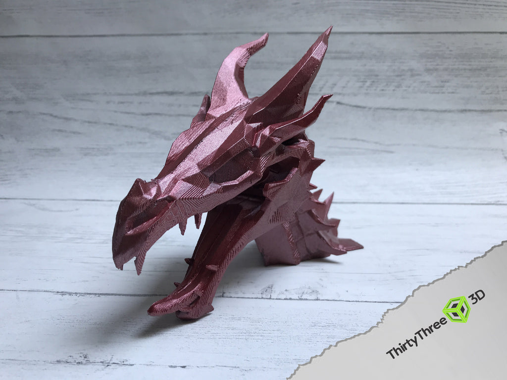 Dragon Head Dice Tower - 3D Printed Dice Roller for D&D and RPG Games