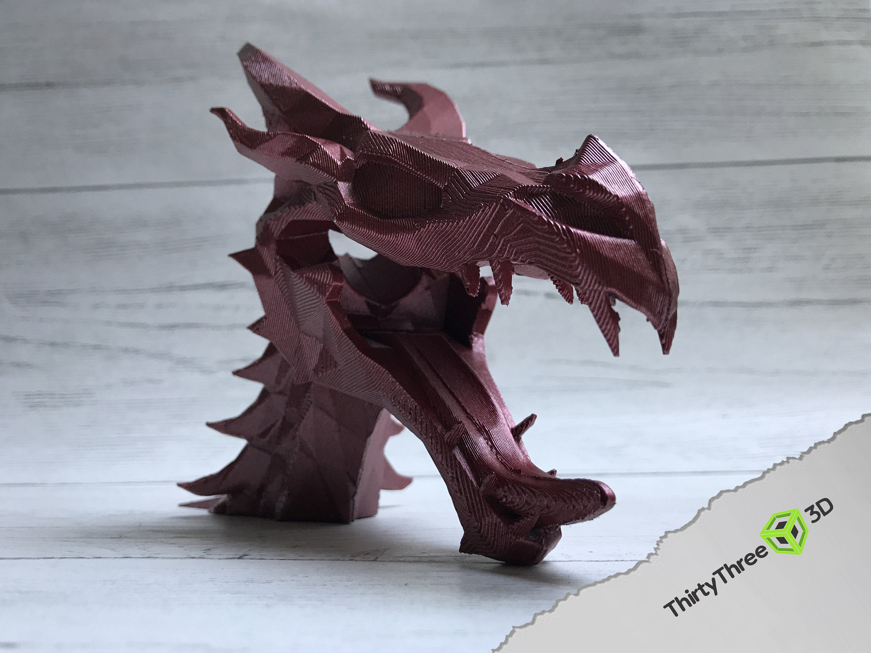 Dragon Head Dice Tower - 3D Printed Dice Roller for D&D and RPG Games
