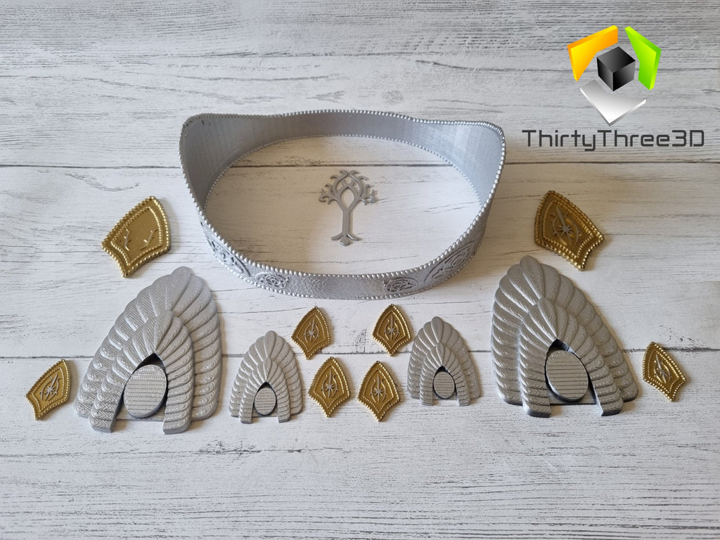 Aragorn Crown of Gondor - 3D Printed Wearable Kit