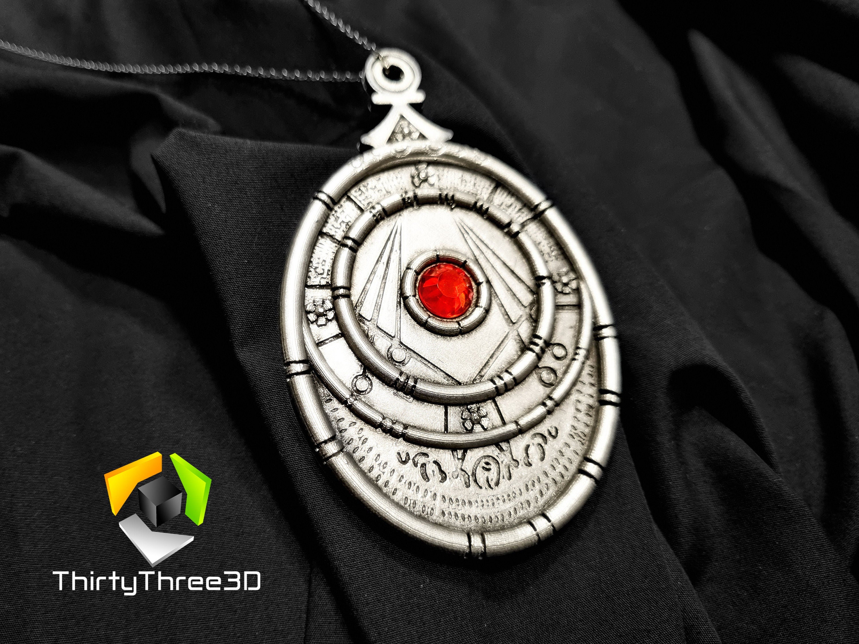 Zorro Medallion Pendant - 3D Printed Cosplay Prop