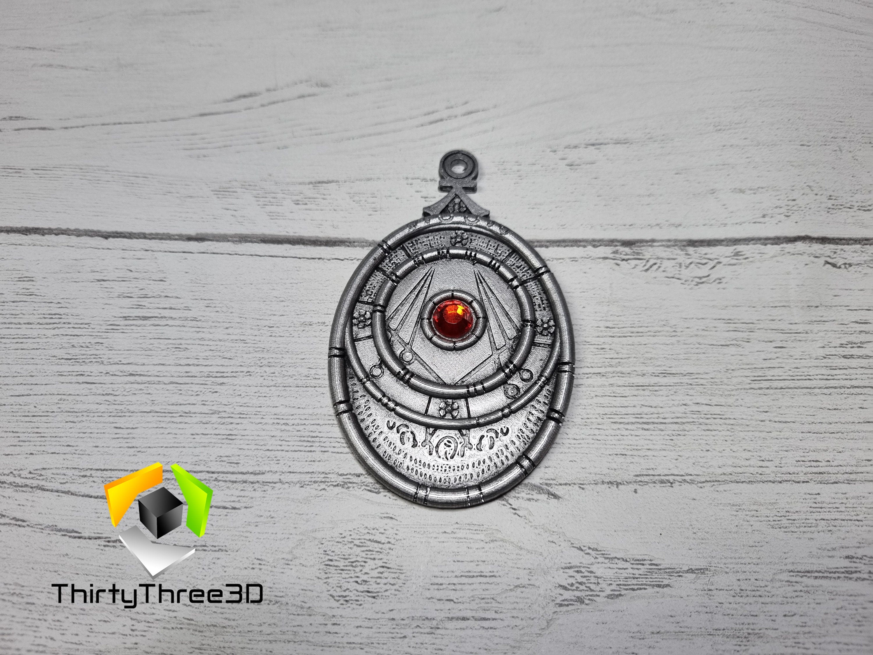 Zorro Medallion Pendant - 3D Printed Cosplay Prop