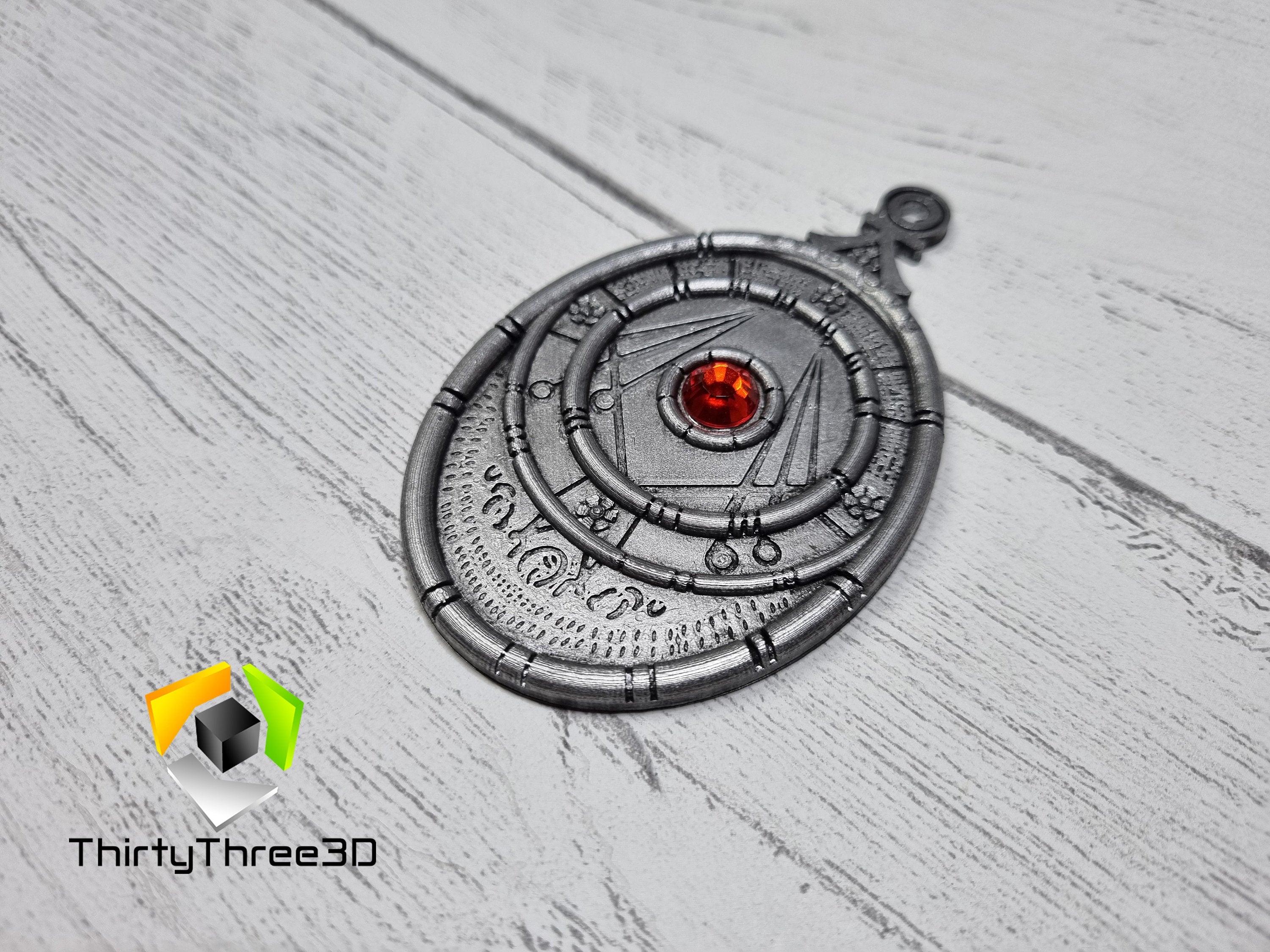 Zorro Medallion Pendant - 3D Printed Cosplay Prop