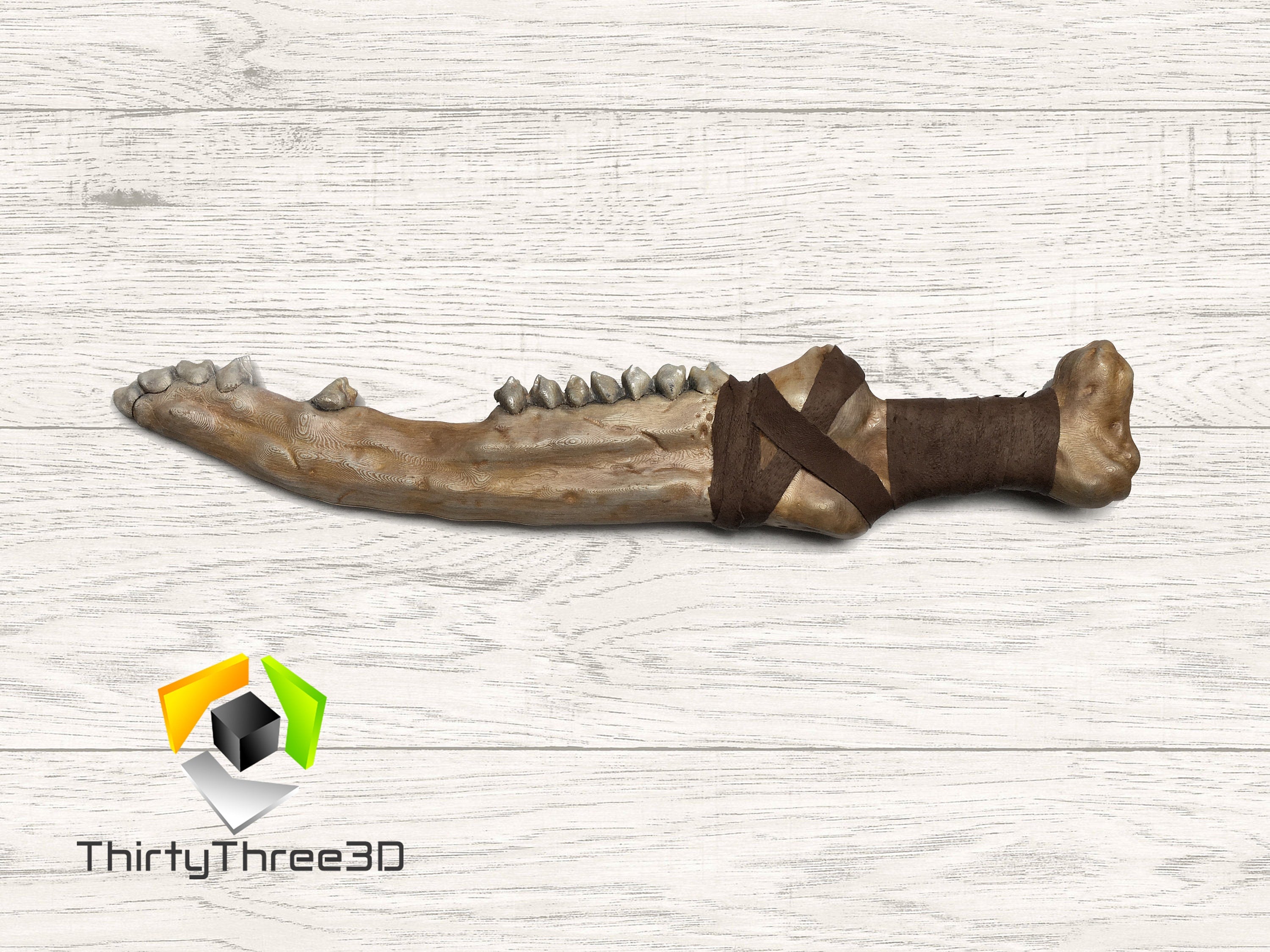 Supernatural First Blade Replica - 3D Printed with Leather Wrap