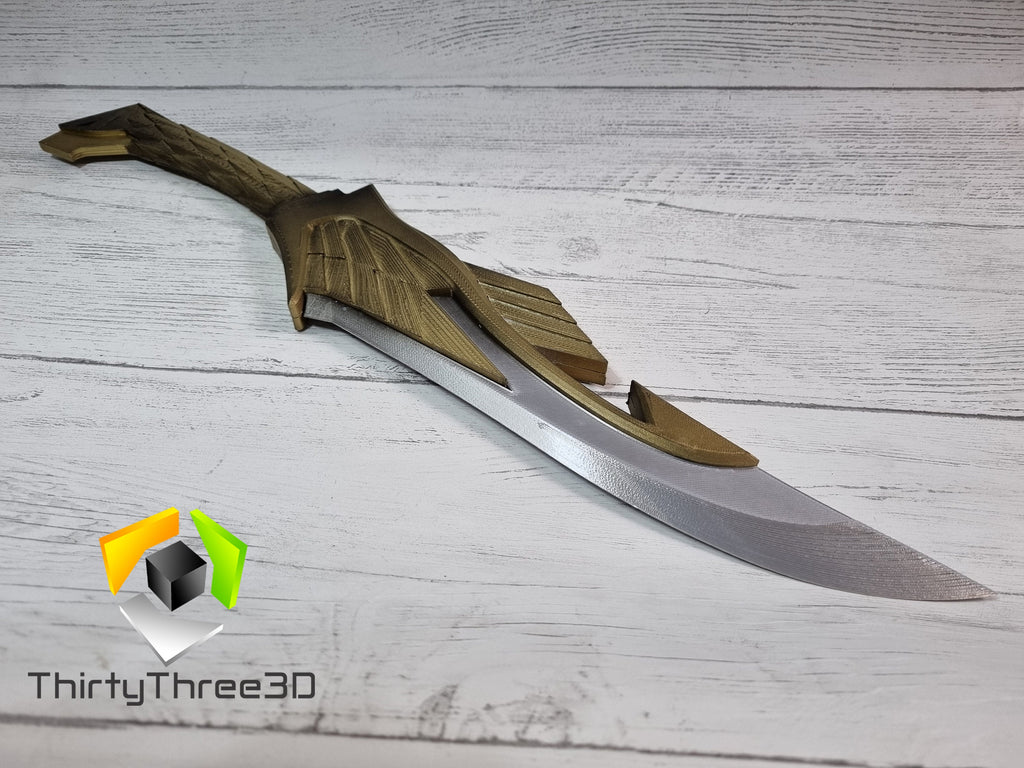 Skyrim Elven Dagger - 3D Printed Replica Prop