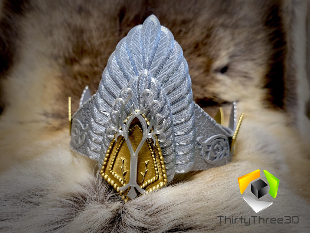 Aragorn Crown of Gondor - 3D Printed Wearable Kit