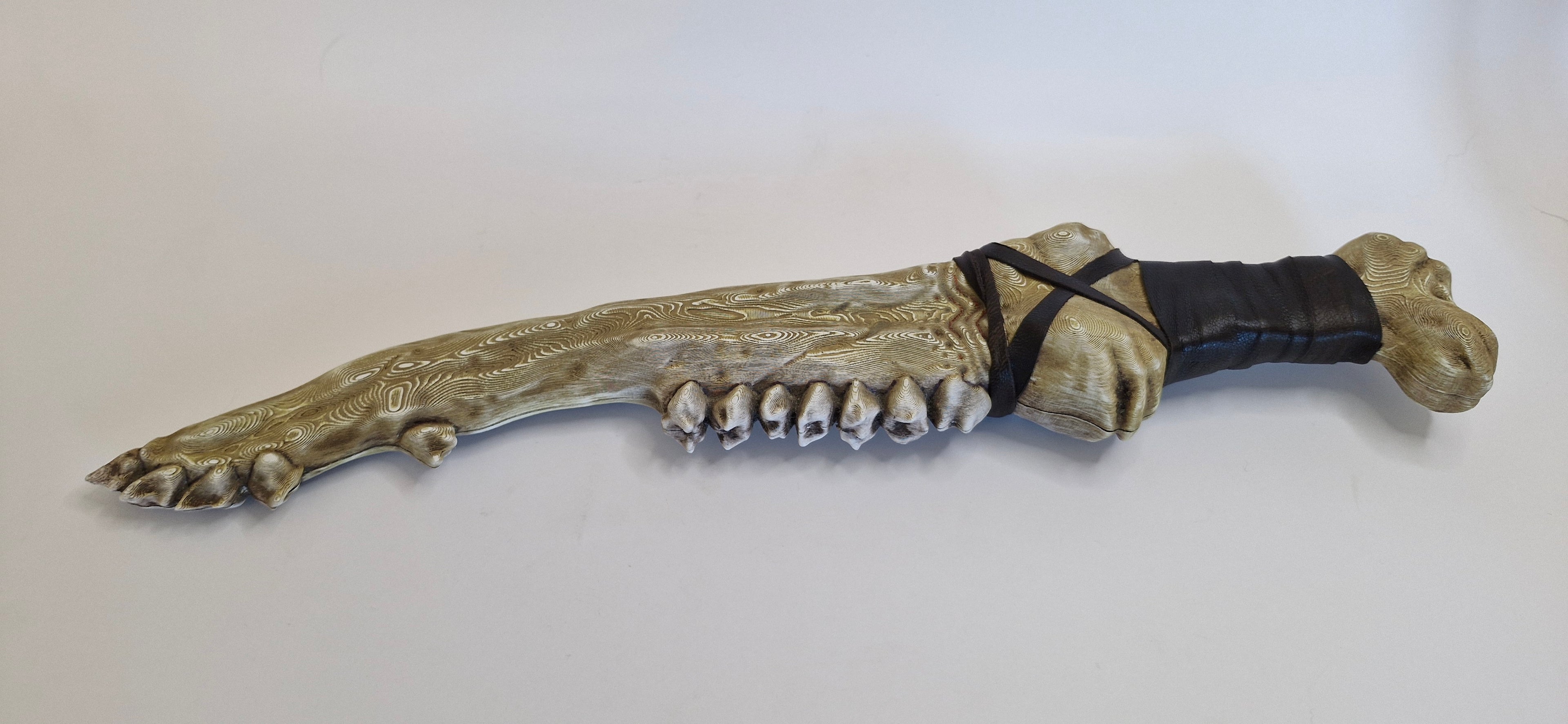 Supernatural First Blade Replica - 3D Printed with Leather Wrap