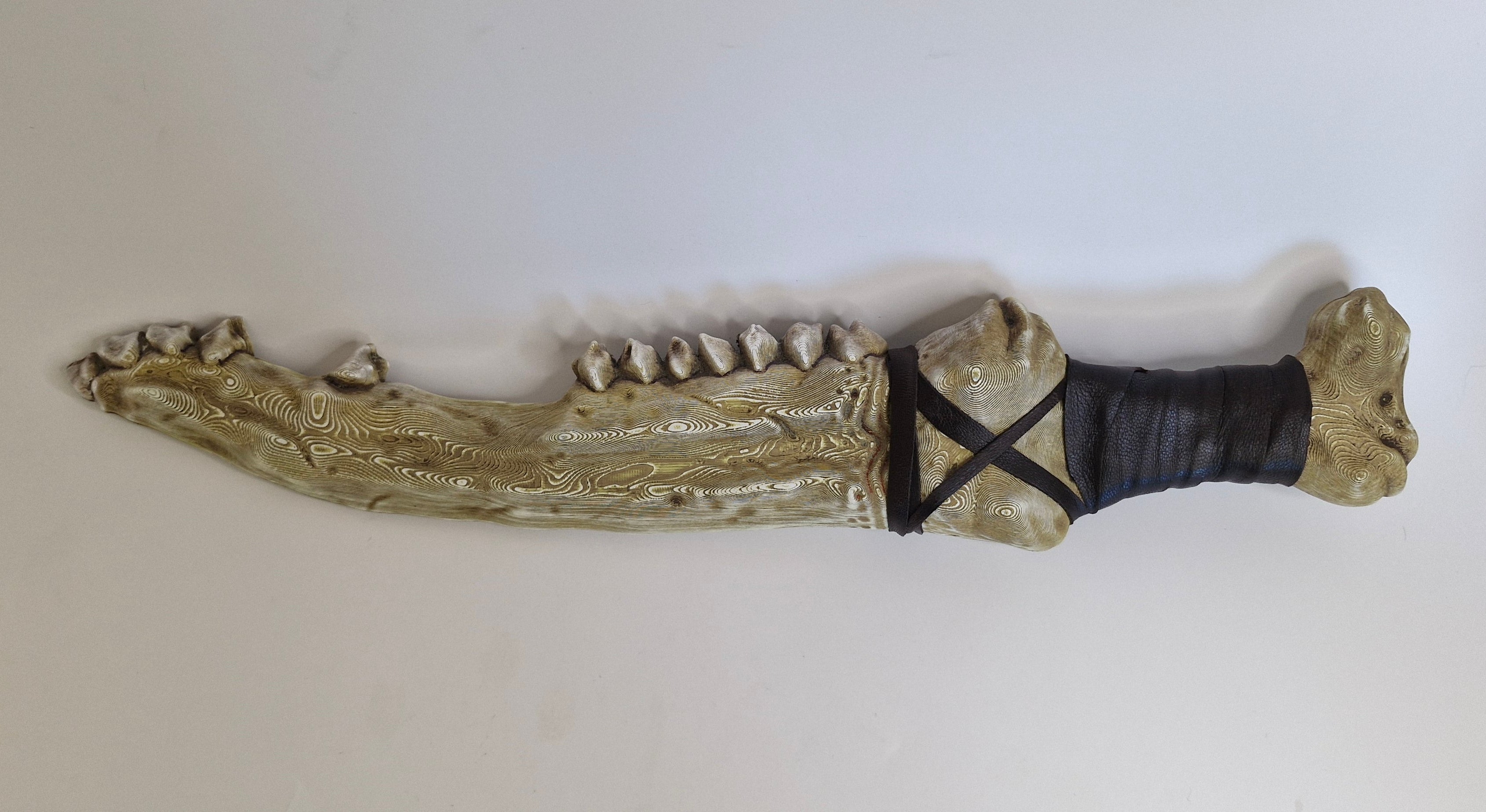 Supernatural First Blade Replica - 3D Printed with Leather Wrap