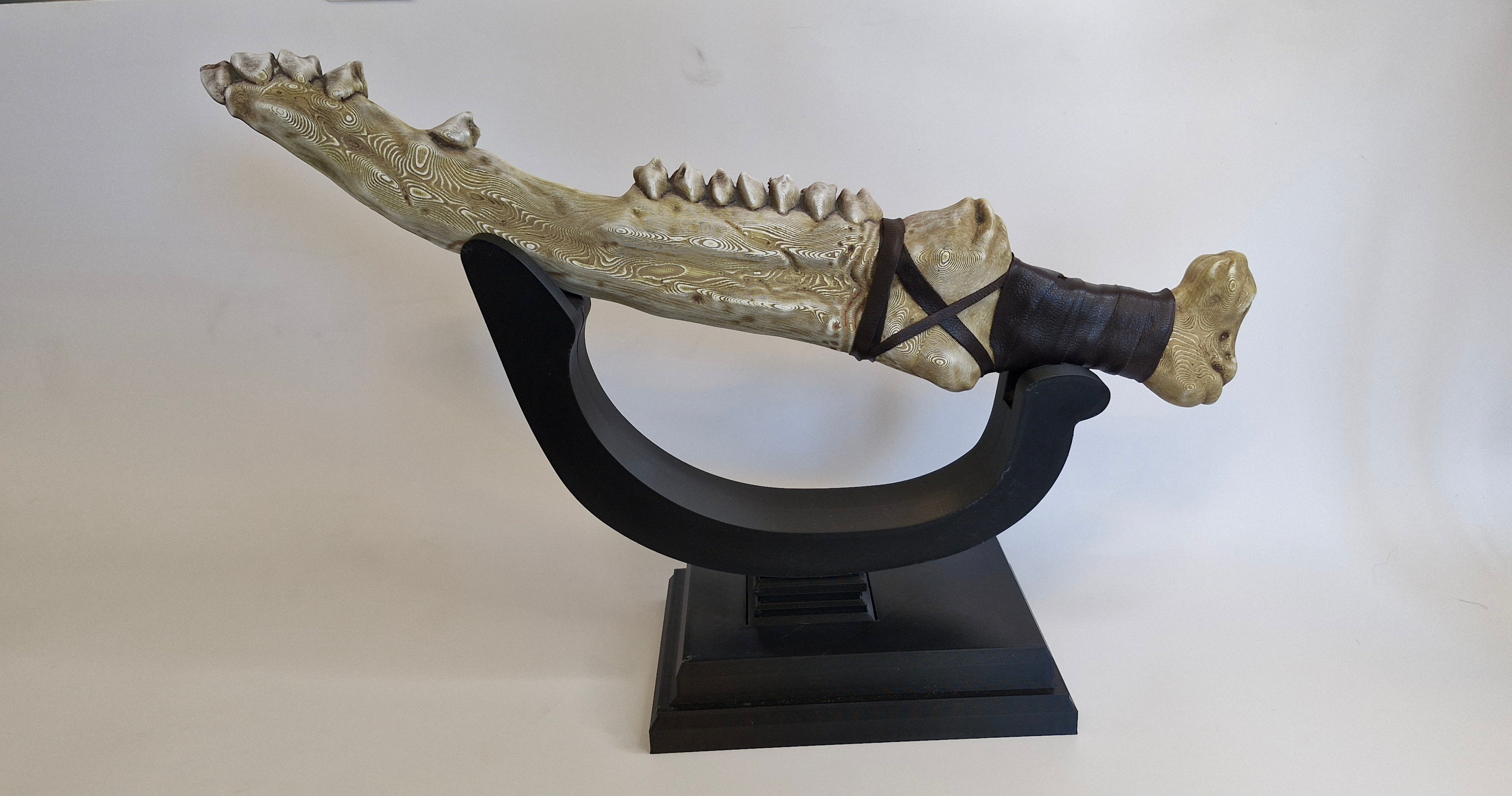 Supernatural First Blade Replica - 3D Printed with Leather Wrap